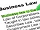All You Need To Know About Law & Your Business
