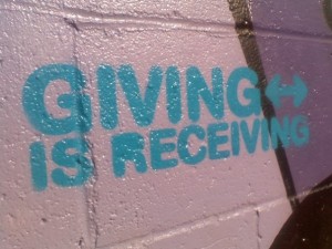 Giving Is Receiving
