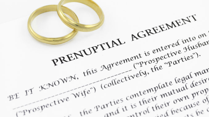 Prenups: No Longer A Taboo Topic