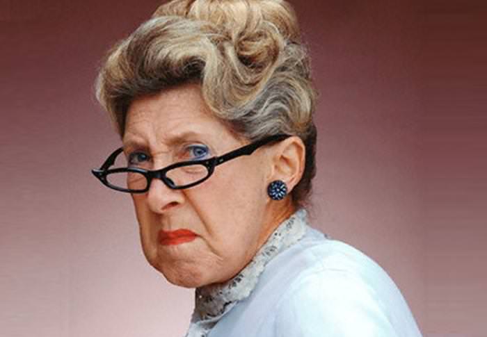 Image result for grumpy old lady