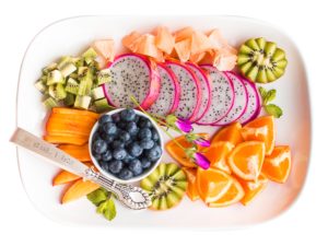 healthy plate of food