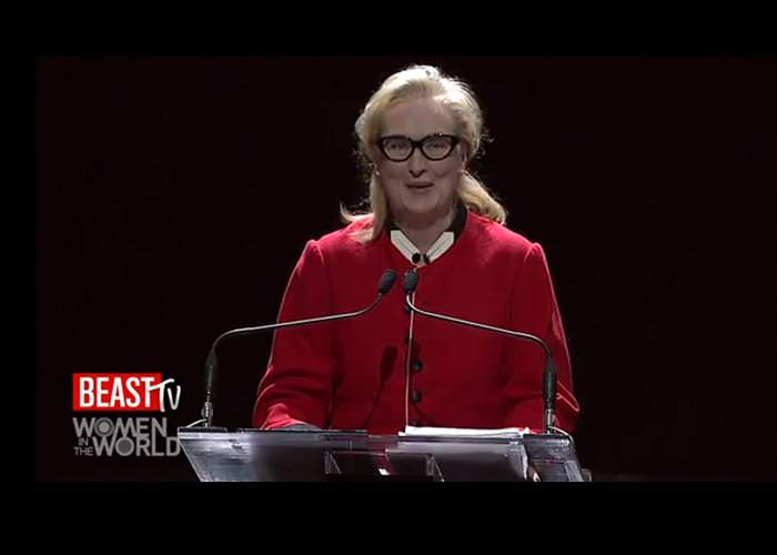 Meryl Streep at Women in the World Summit