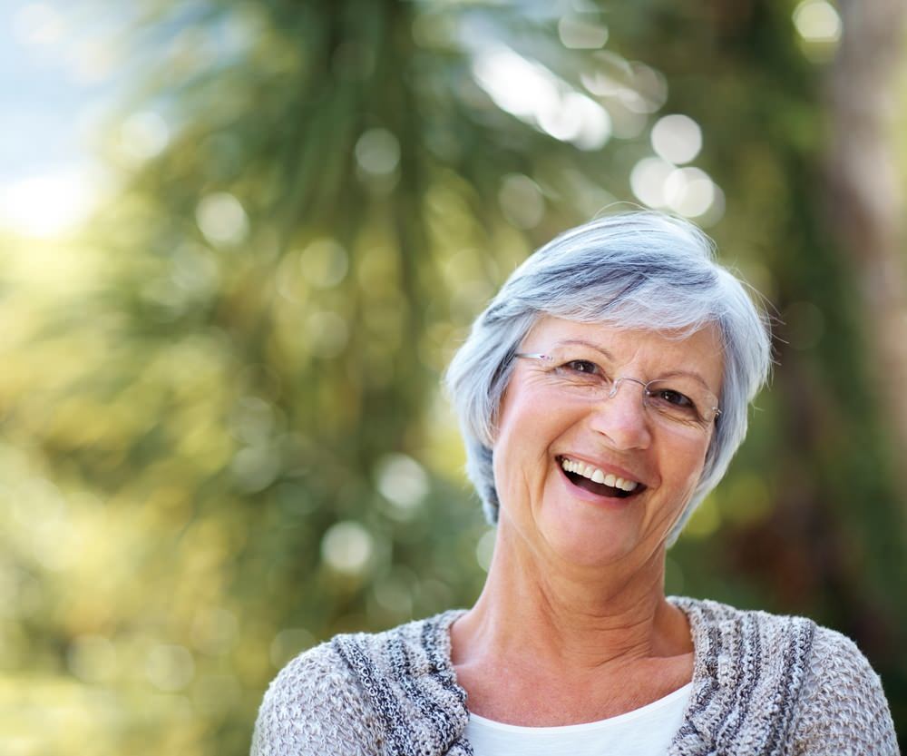 smiling older woman