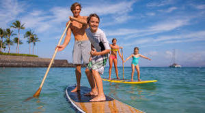 stand-up paddle boarding